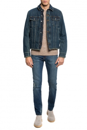 Denim jacket with raw finish, zdjęcie 2 Denim jacket with raw finish od Zadig & Voltaire